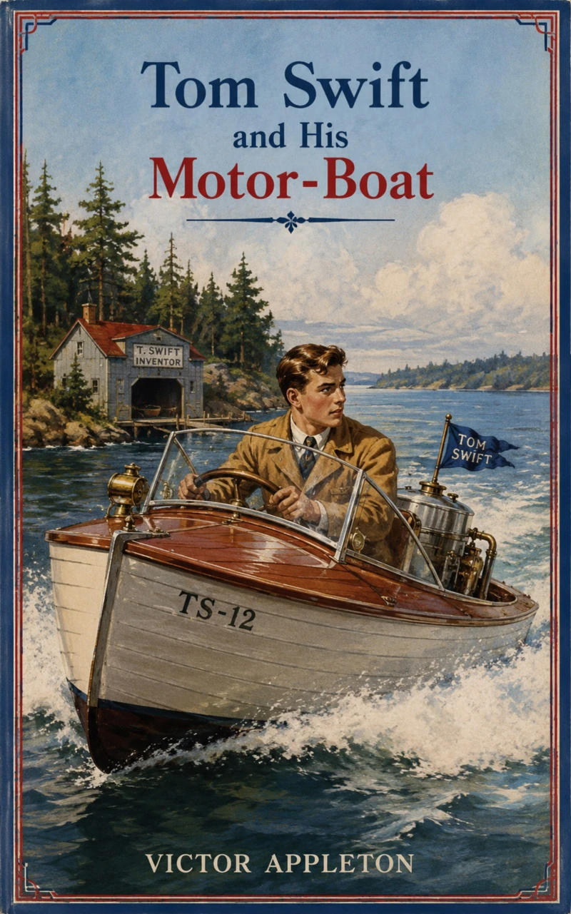 Portada: Tom Swift and His Motor-Boat