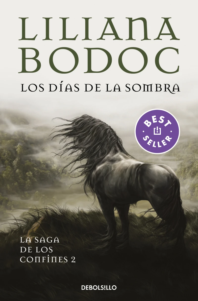 Portada: Los días de la sombra (La Saga de los Confines 2)
