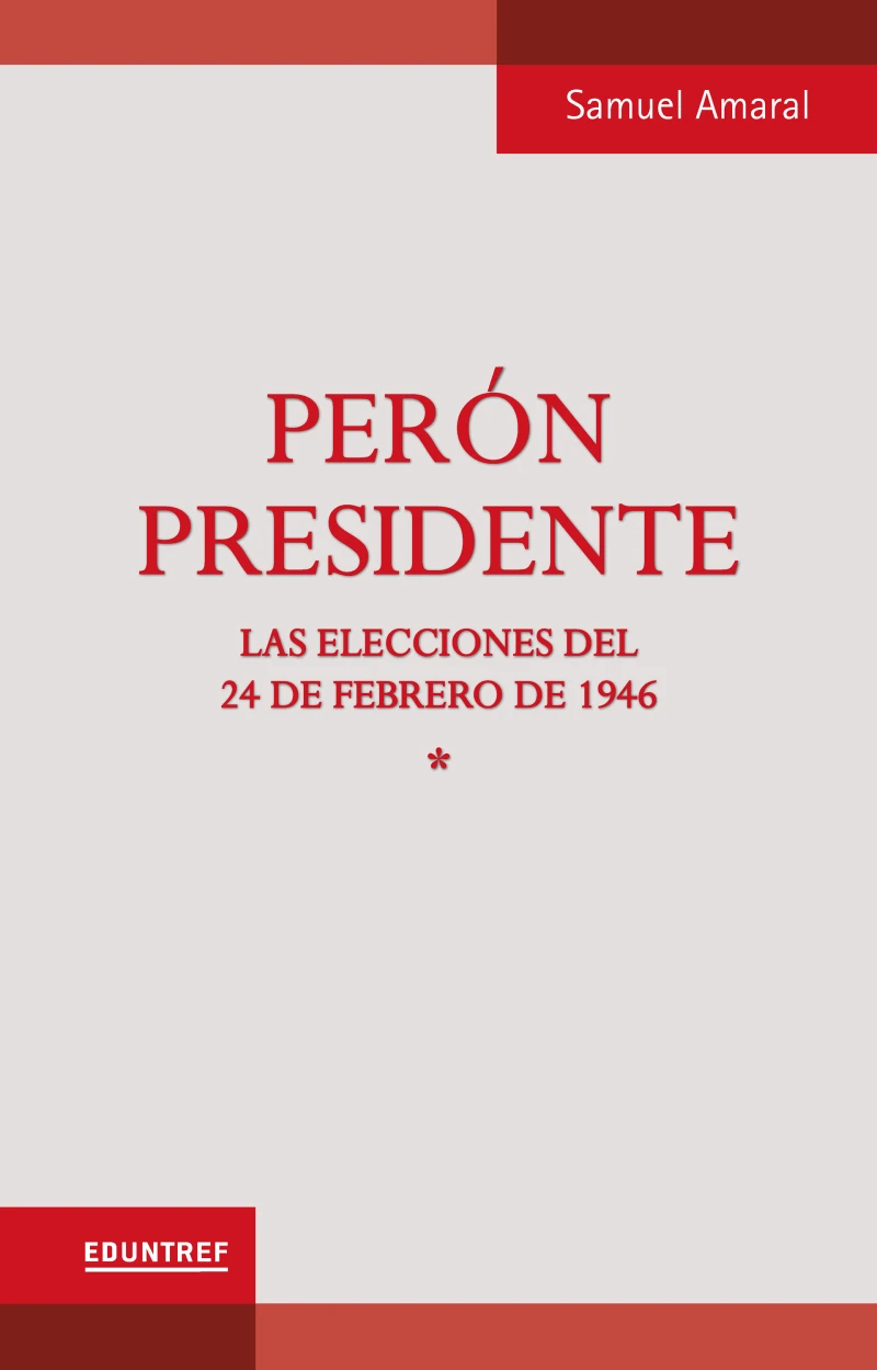 Portada: Perón presidente