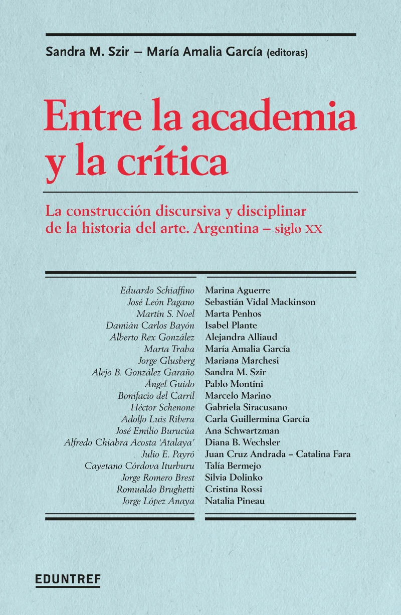 Portada: Entre la academia y la crítica
