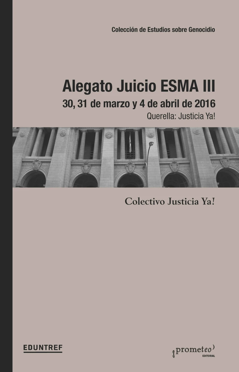 Portada: Alegato Juicio Esma III