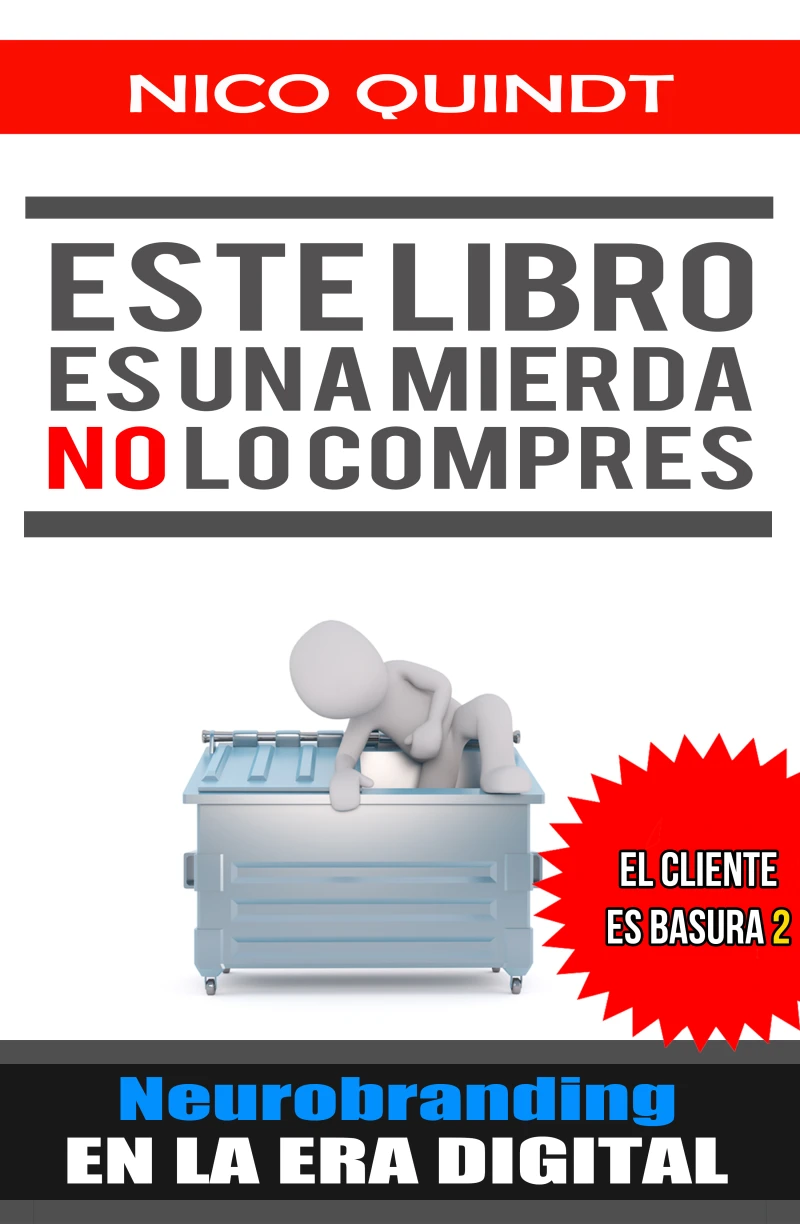 Portada: Este libro es una mierda, no lo compres