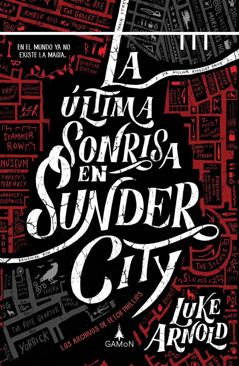 Portada: La última sonrisa en Sunder City (versión latinoamericana)