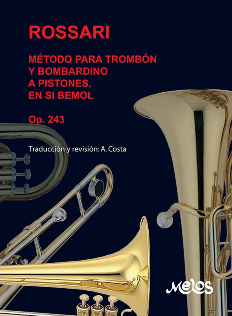 Portada: Método para trombón y bombardino a pistones en si bemol