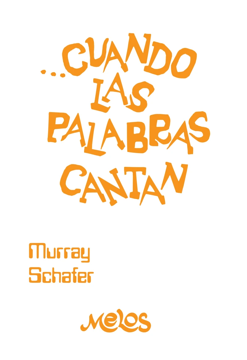 Portada: Cuando las palabras cantan