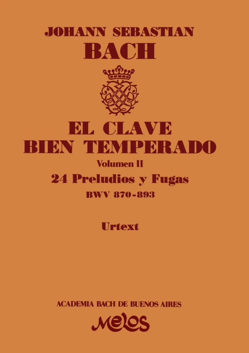 Portada: El clave bien temperado