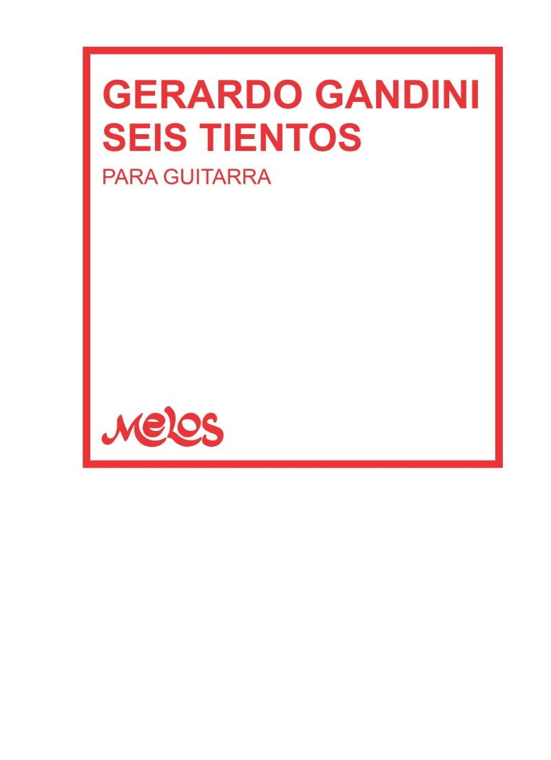 Portada: Seis tientos