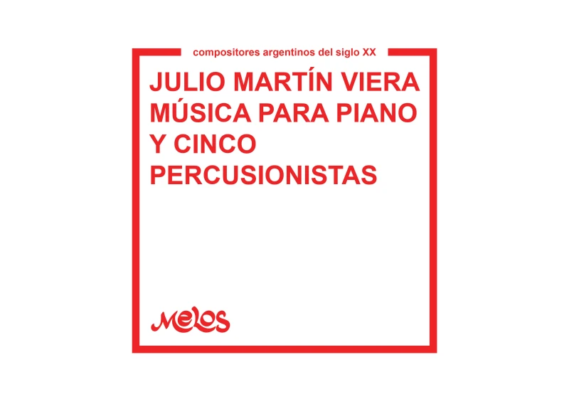 Portada: Música para piano y cinco percusionistas