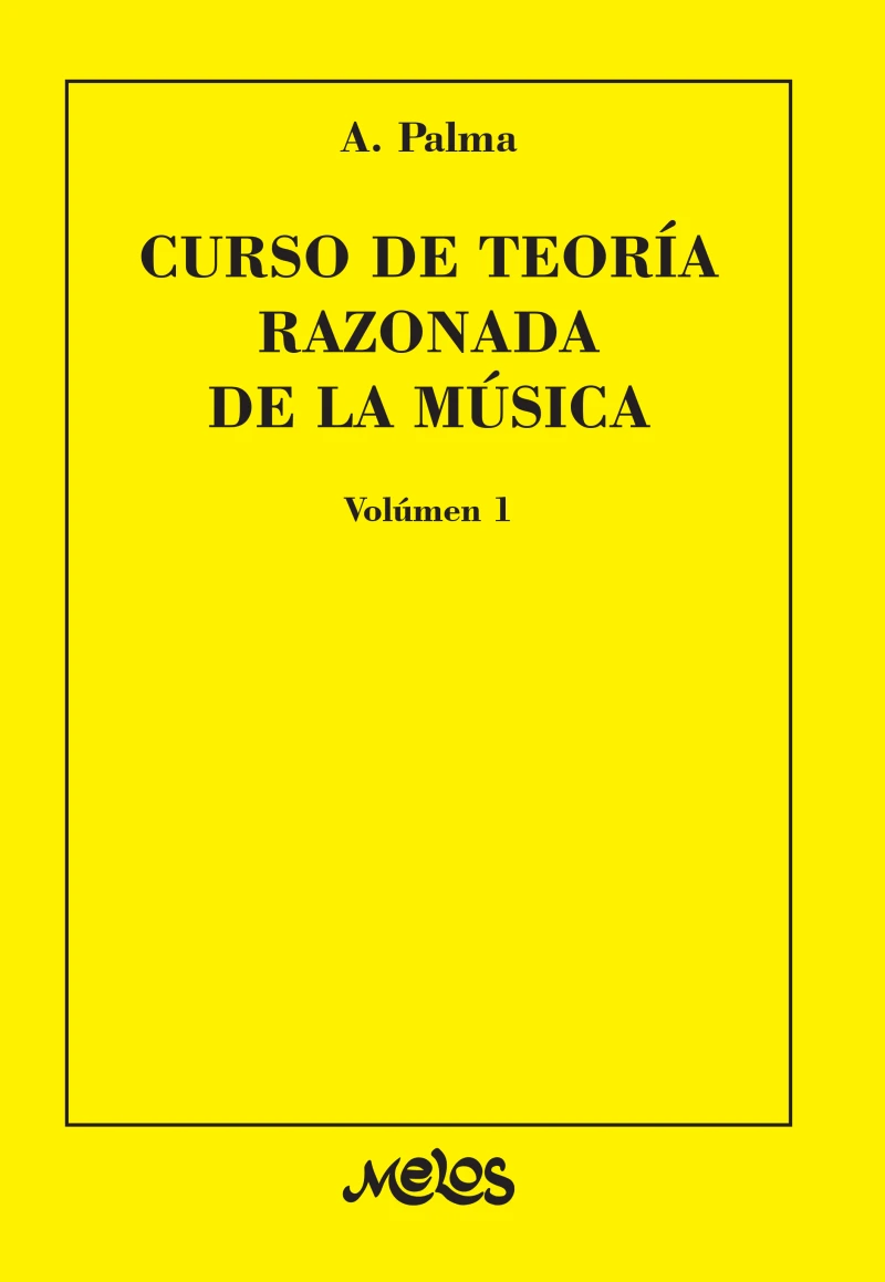 Portada: Curso de teoría razonada de la música