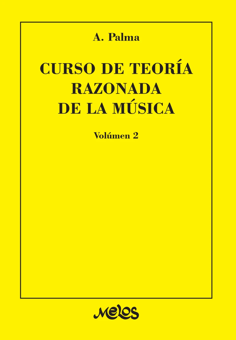 Portada: Curso de teoría razonada de la música