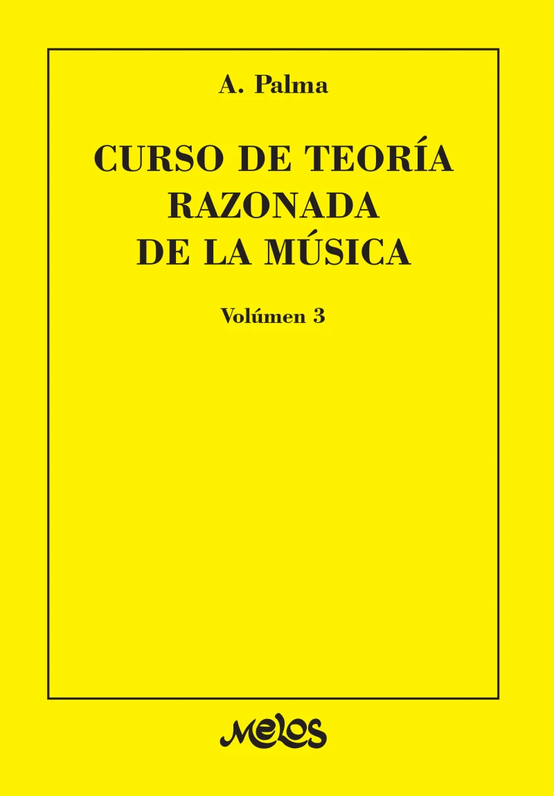 Portada: Curso de teoría razonada de la música