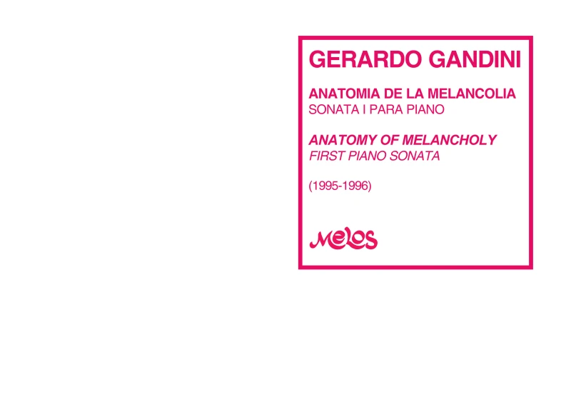 Portada: Anatomía de la melancolía