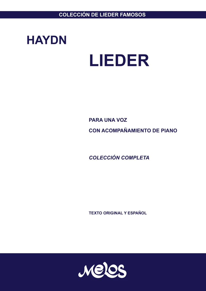 Portada: Lieder