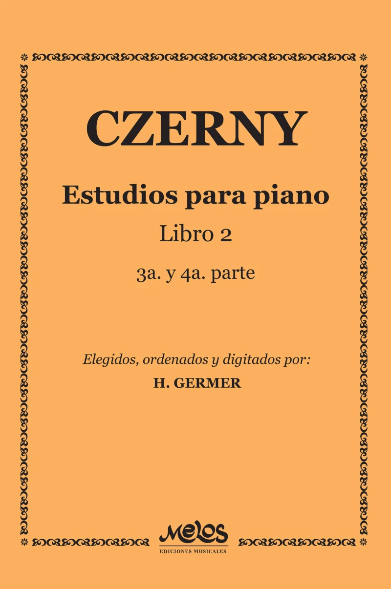 Portada: Czerny. Estudios para Piano