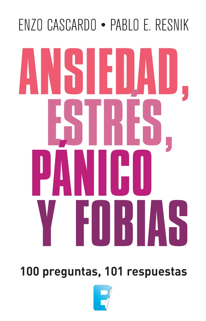 Portada: Ansiedad, estrés, pánico y fobias