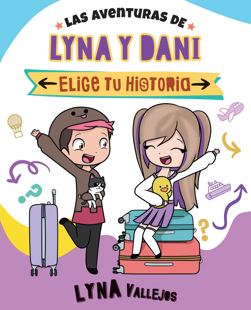 Portada: Las aventuras de Lyna y Dani. Elige tu historia
