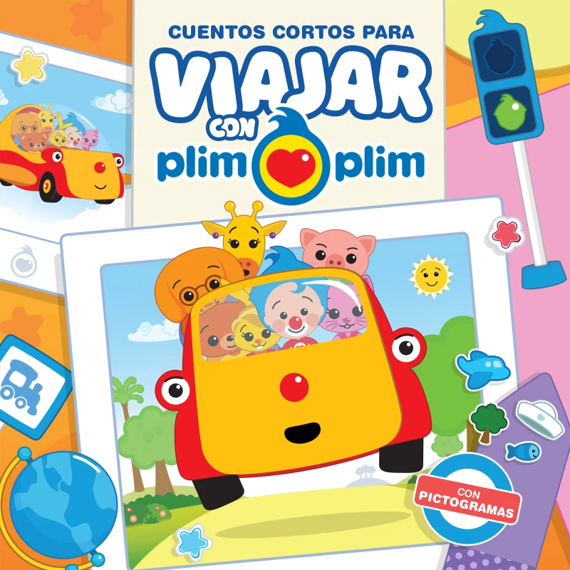 Portada: Cuentos cortos para viajar con Plim Plim