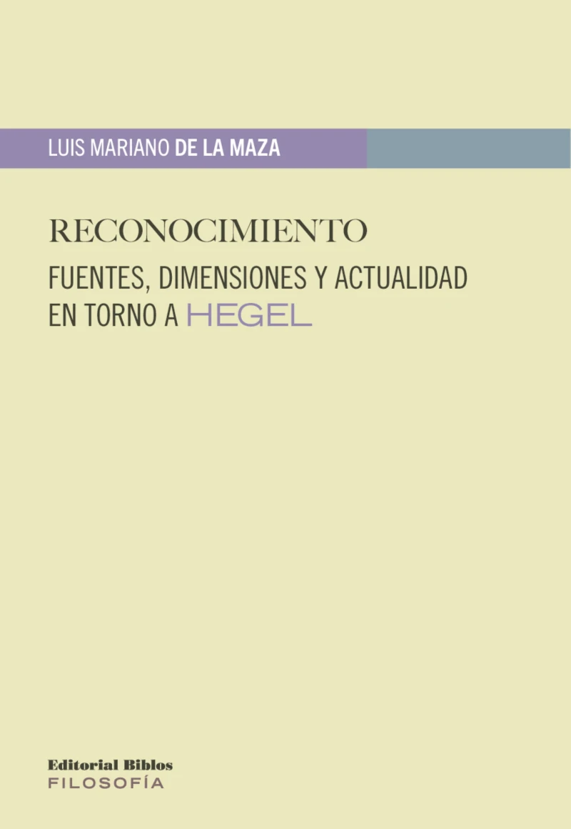 Portada: Reconocimiento