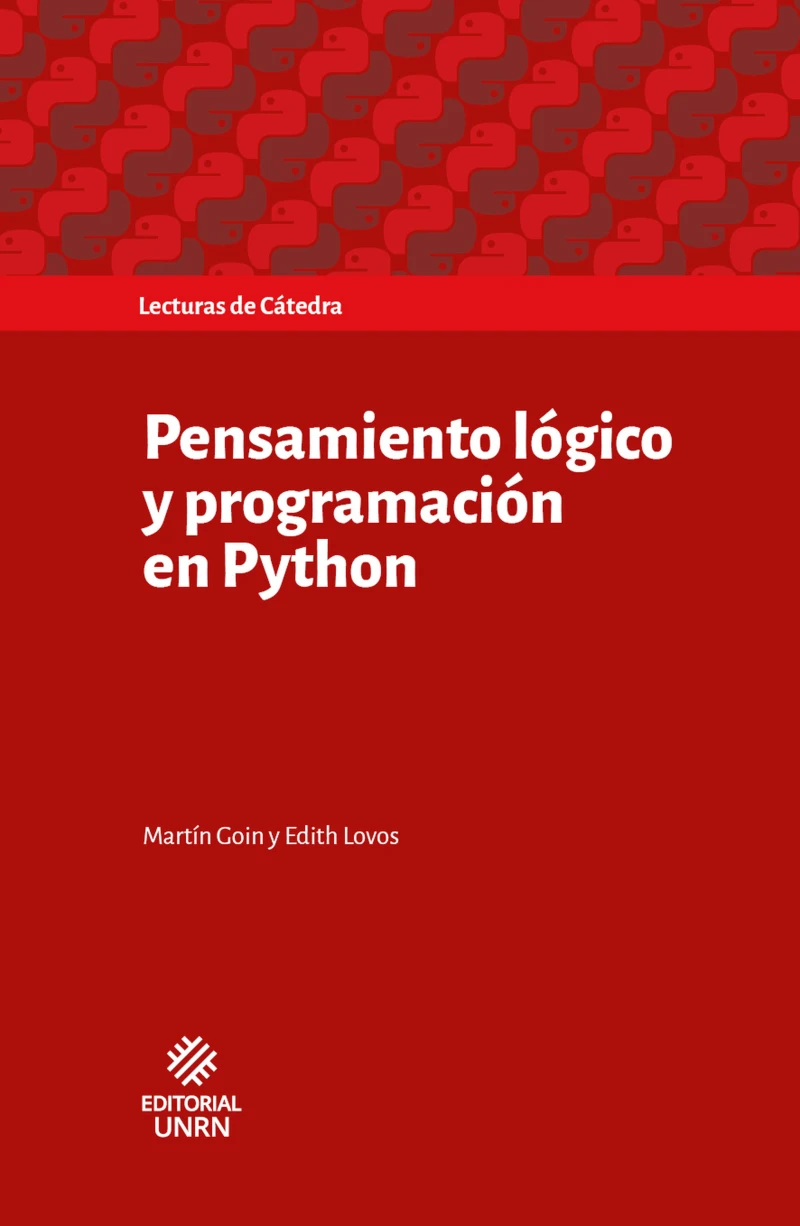 Portada: Pensamiento lógico y programación en Python