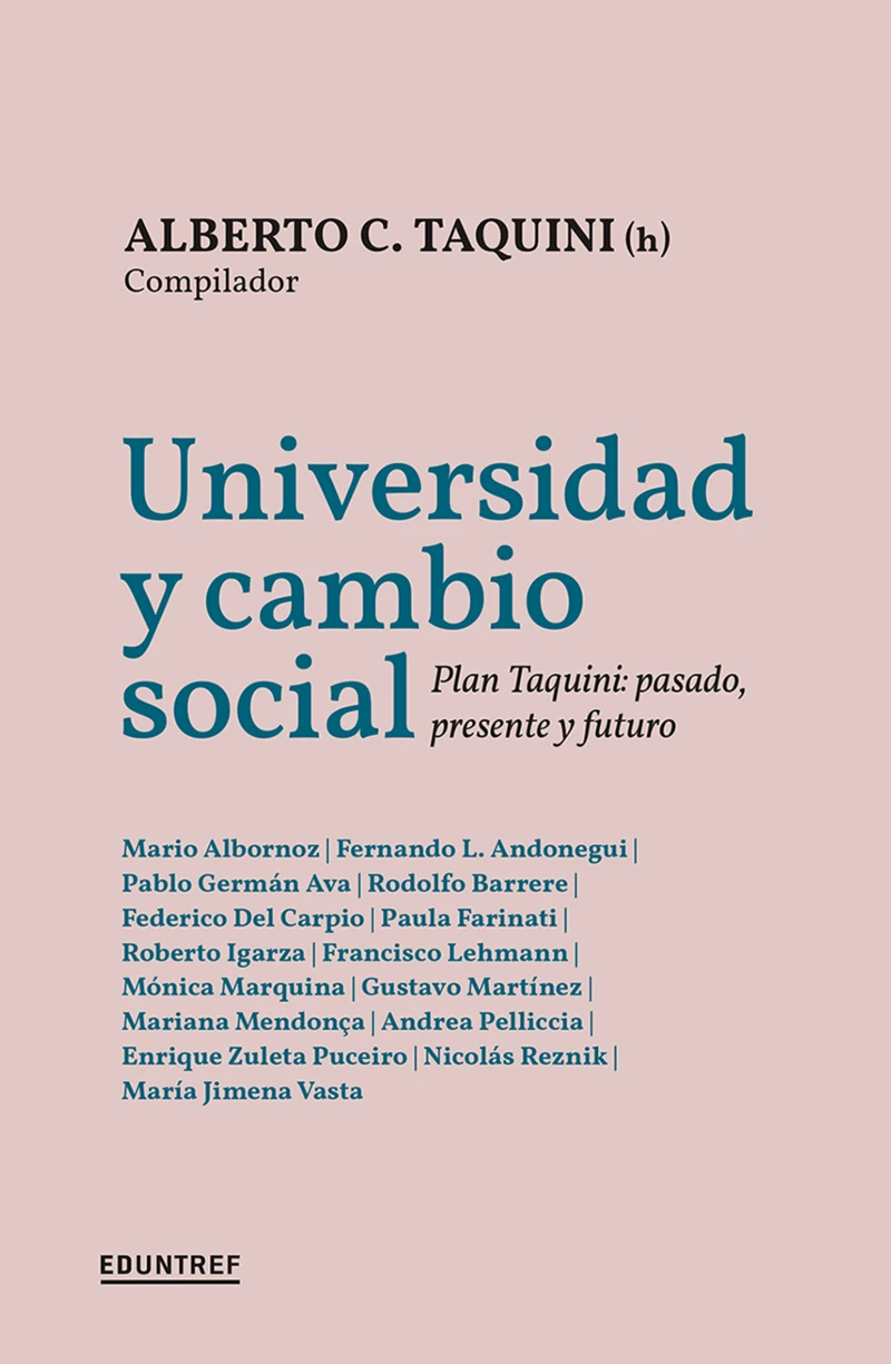 Portada: Universidad y cambio social