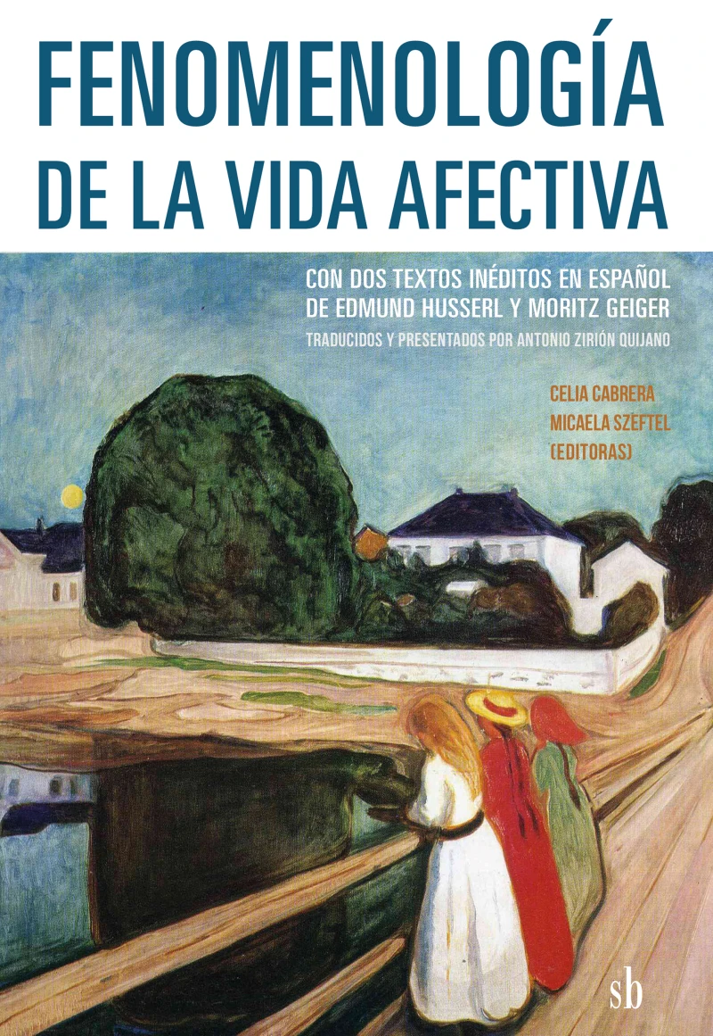 Portada: Fenomenología de la vida afectiva