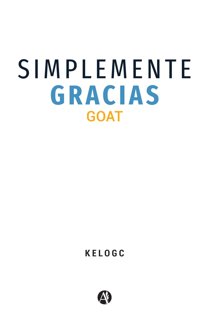 Portada: Simplemente gracias