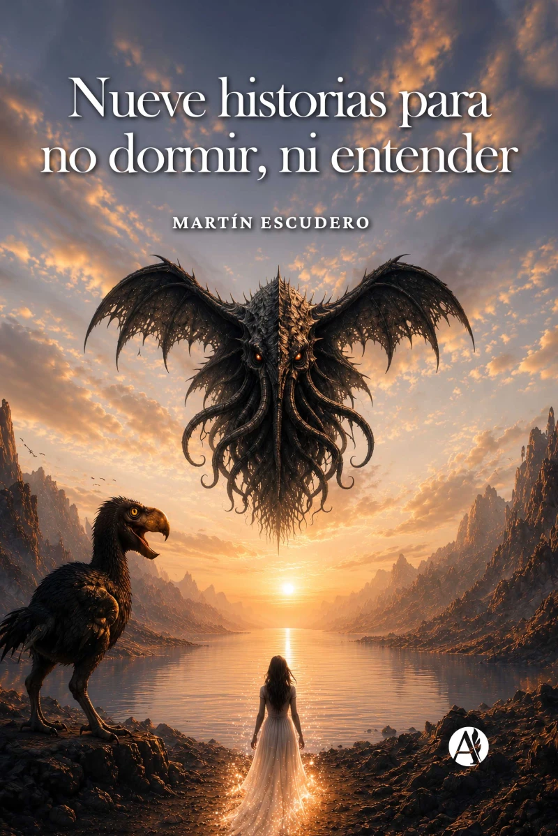 Portada: Nueve historias para no dormir, ni entender