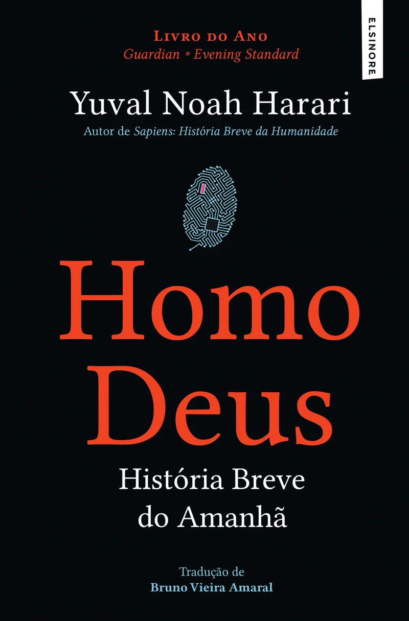 Portada: Homo Deus: História Breve do Amanhã