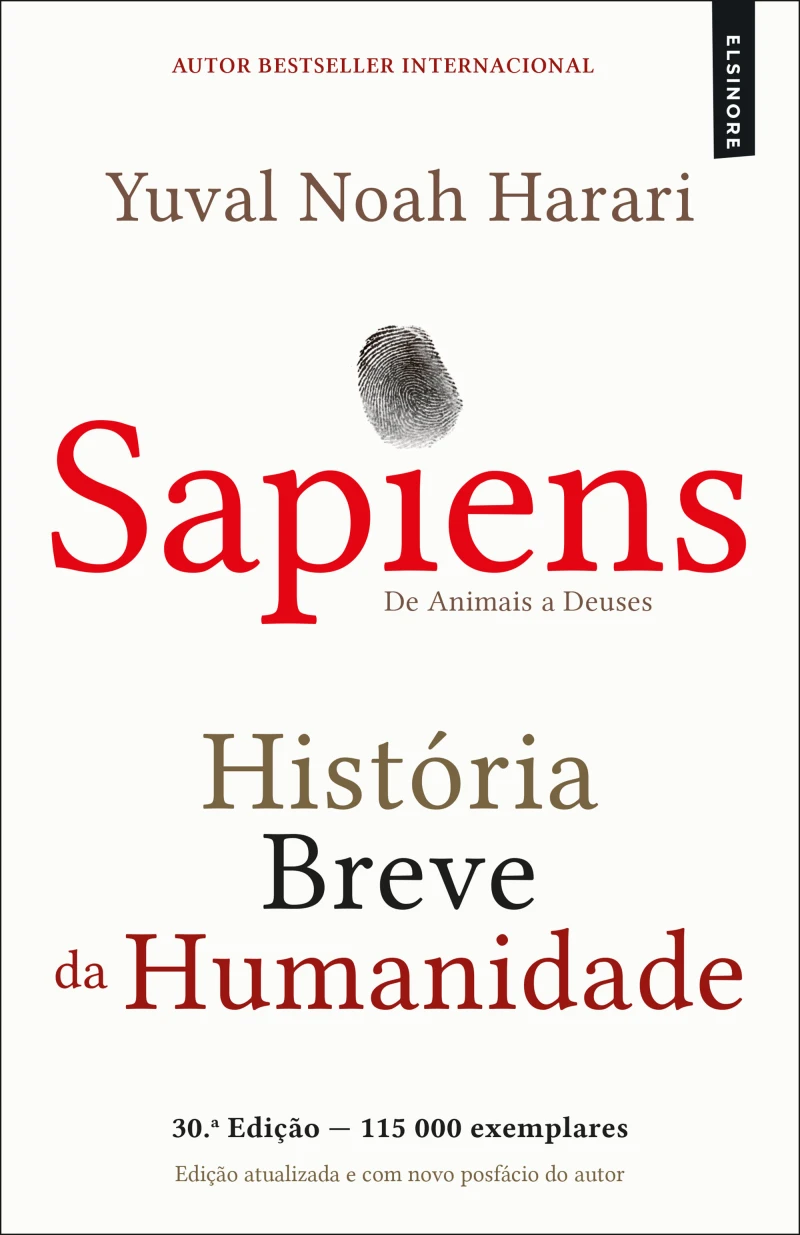 Portada: Sapiens: História Breve da Humanidade