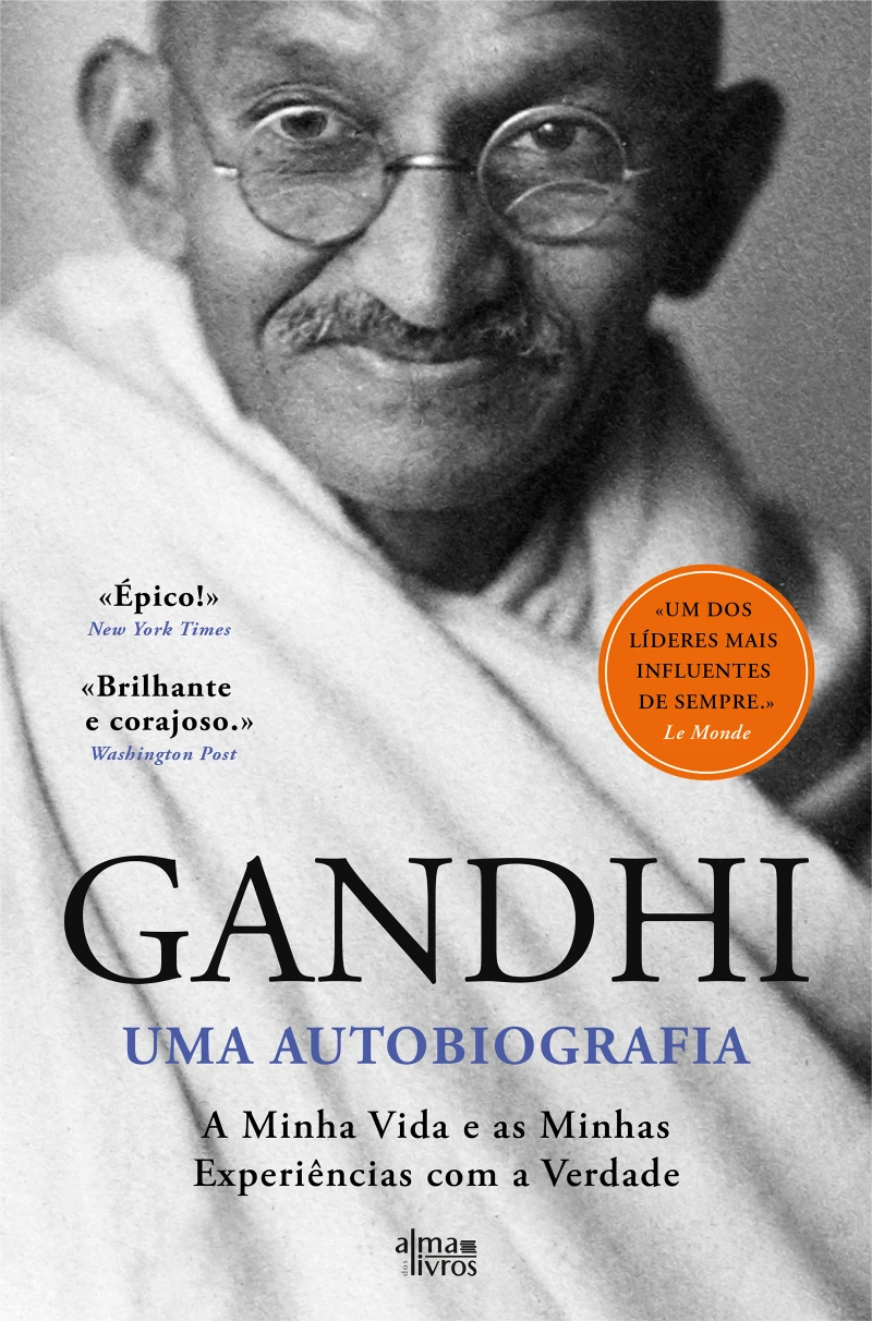 Portada: Gandhi: Uma Autobiografia