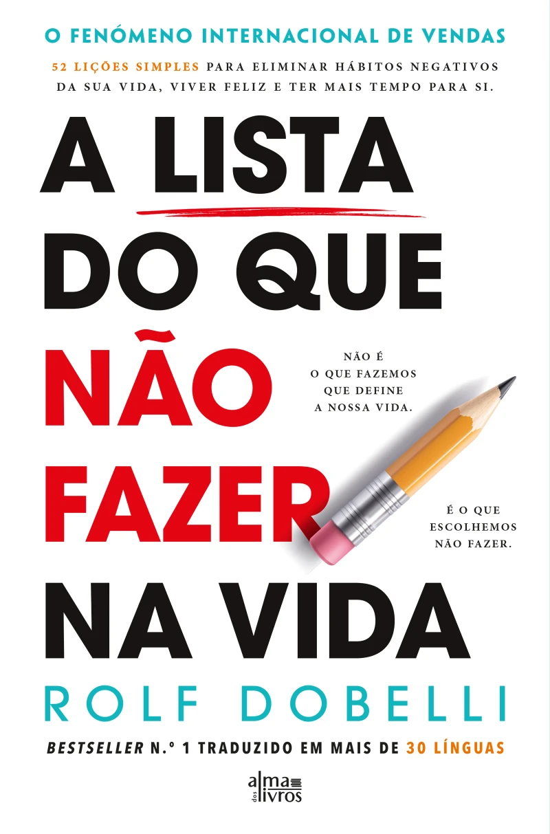 Portada: A Lista do Que Não Fazer na Vida