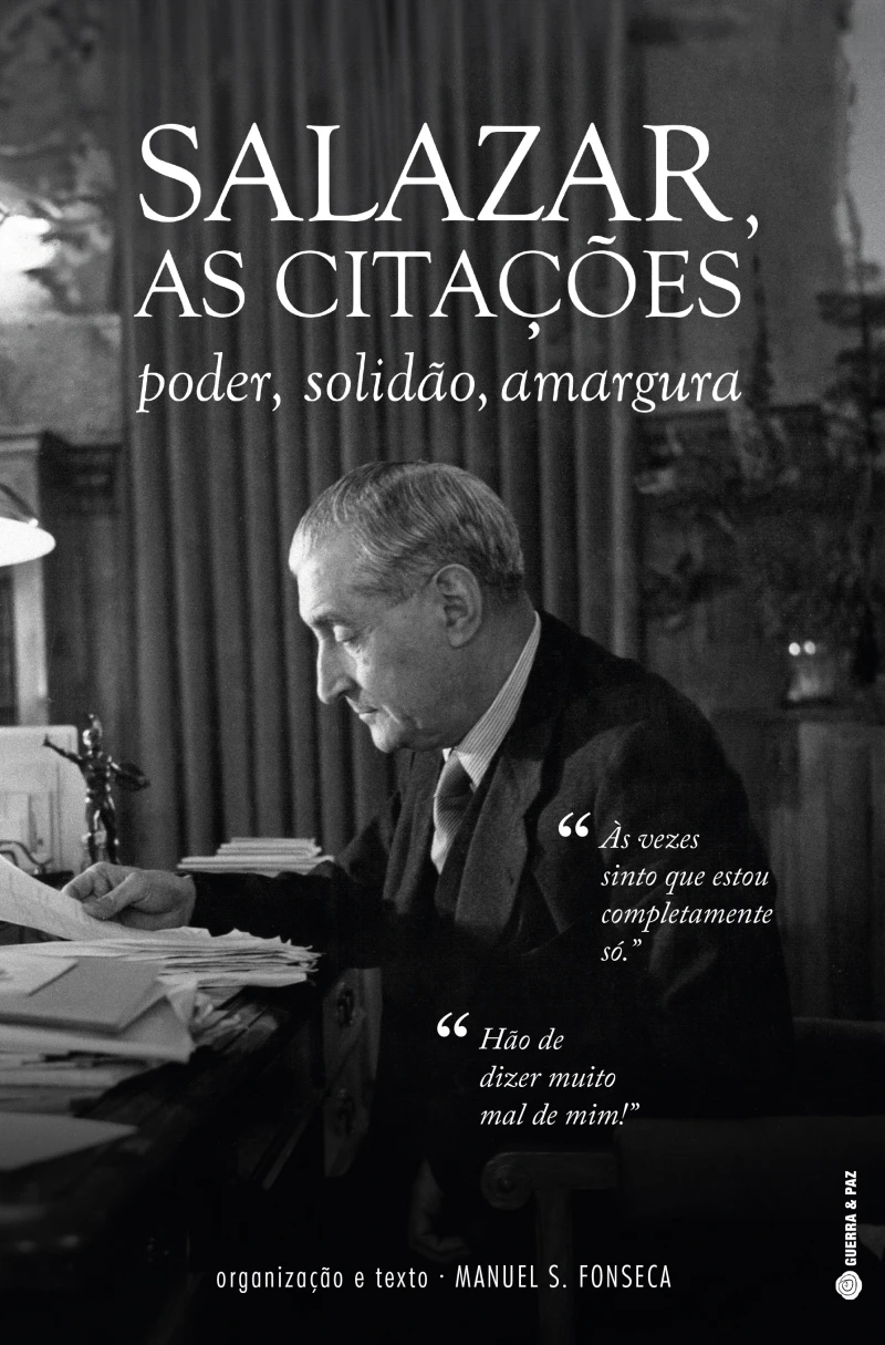 Portada: Salazar, as Citações: poder, solidão, amargura