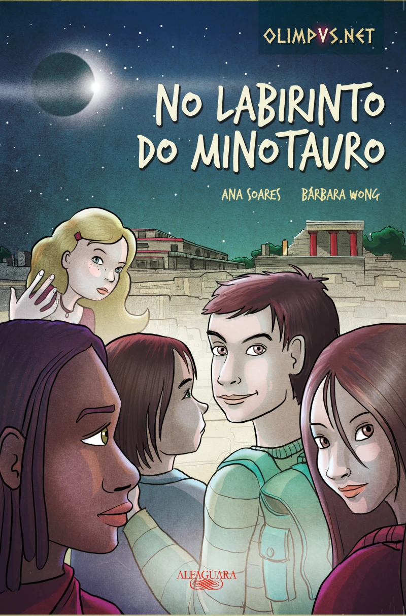 Portada: Olimpvs.net 1: No labirinto do Minotauro
