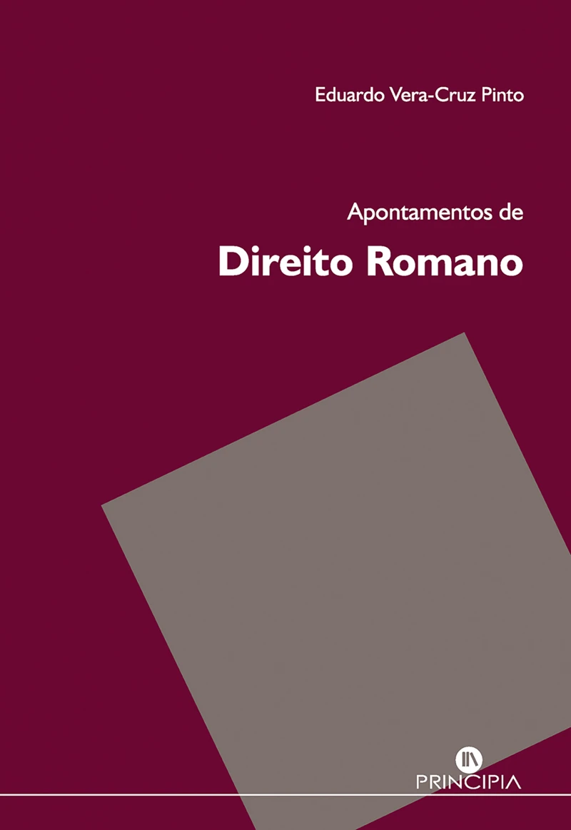 Portada: Apontamentos de Direito Romano