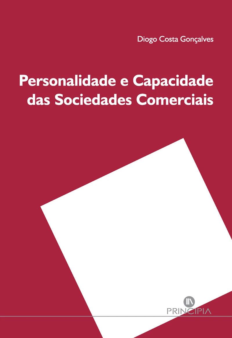 Portada: Personalidade e Capacidade das Sociedades Comercia