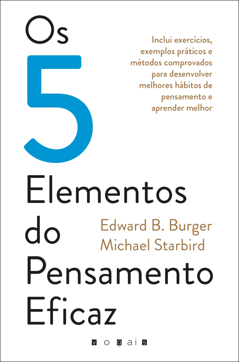 Portada: Os 5 Elementos do Pensamento Eficaz