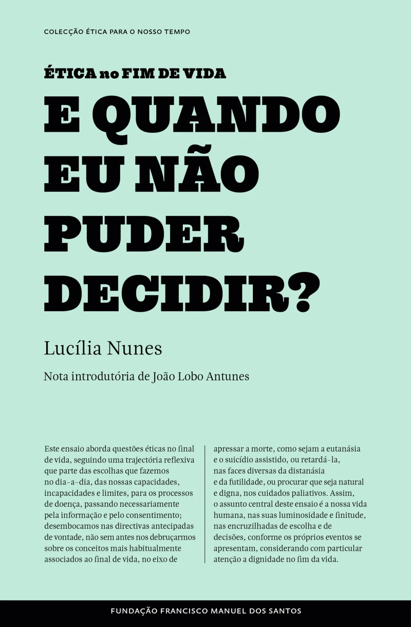 Portada: E Quando Eu Não Puder Decidir?