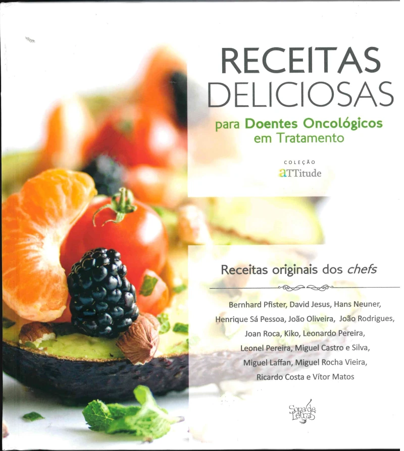 Portada: Receitas Deliciosas para Doentes Oncológicos em Tratamento