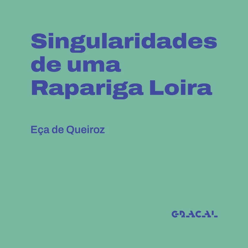 Portada: Singularidades de uma Rapariga Loira