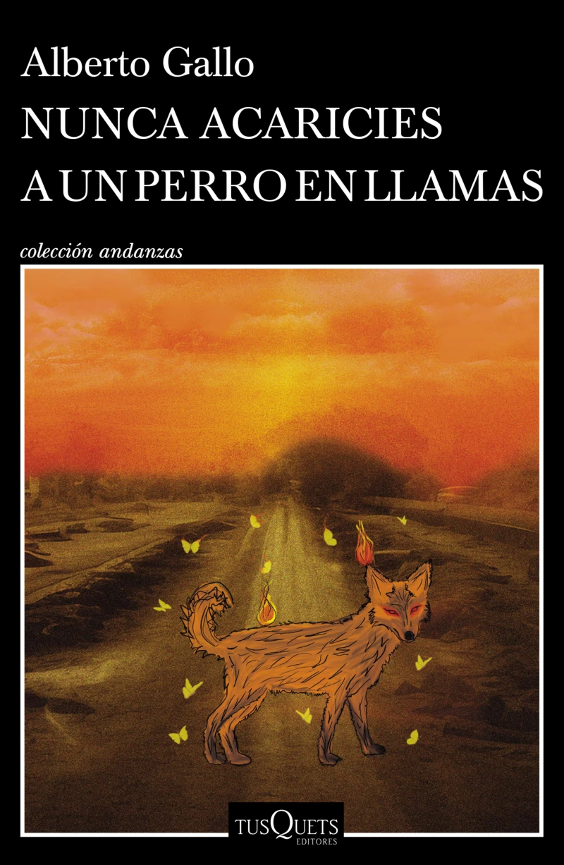 Portada: Nunca acaricies a un perro en llamas