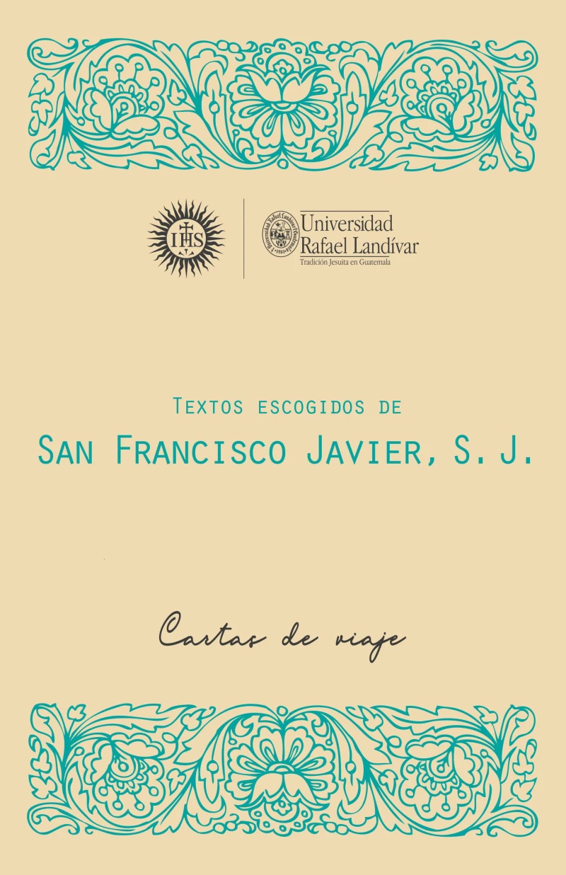 Portada: Textos escogidos de San Francisco Javier, S. J