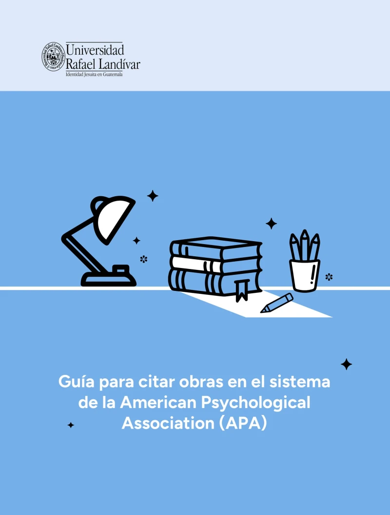 Portada: Guía para citar obras en el sistema de la American Psychological Association (APA)
