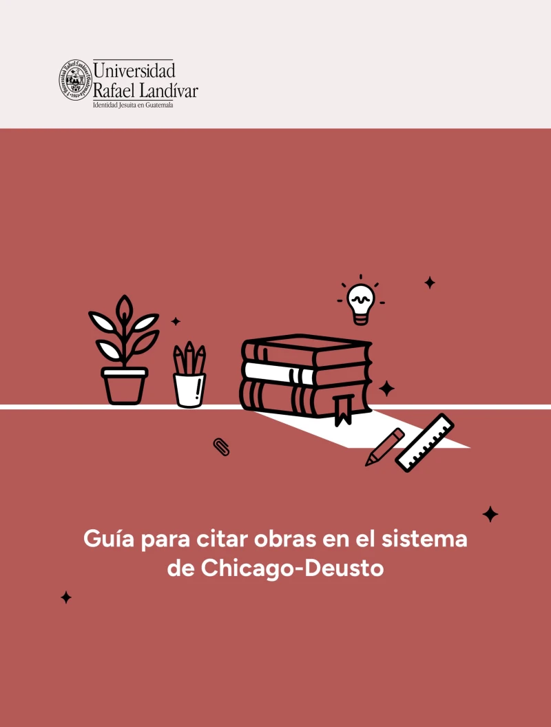 Portada: Guía para citar obras en el sistema de Chicago-Deusto