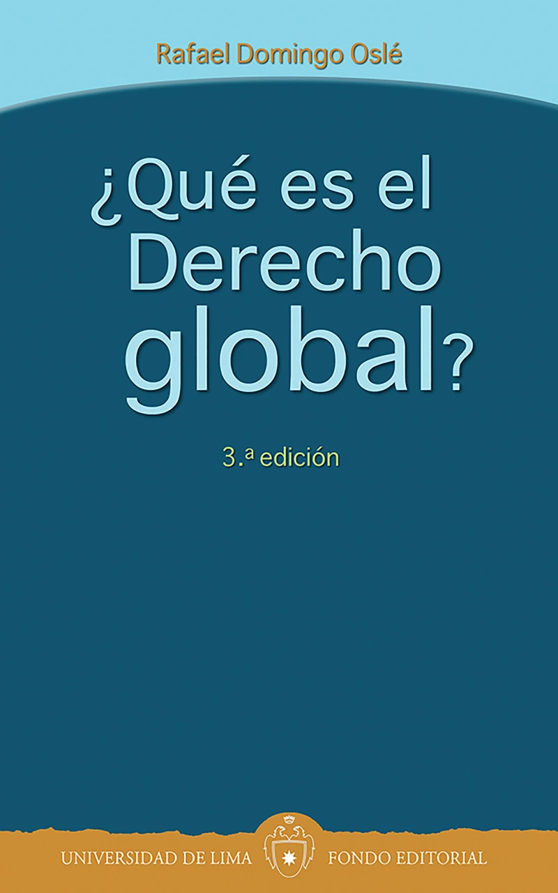 Portada: ¿Qué es el Derecho global?