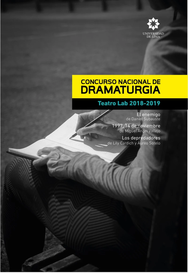 Portada: Concurso Nacional de Dramaturgia