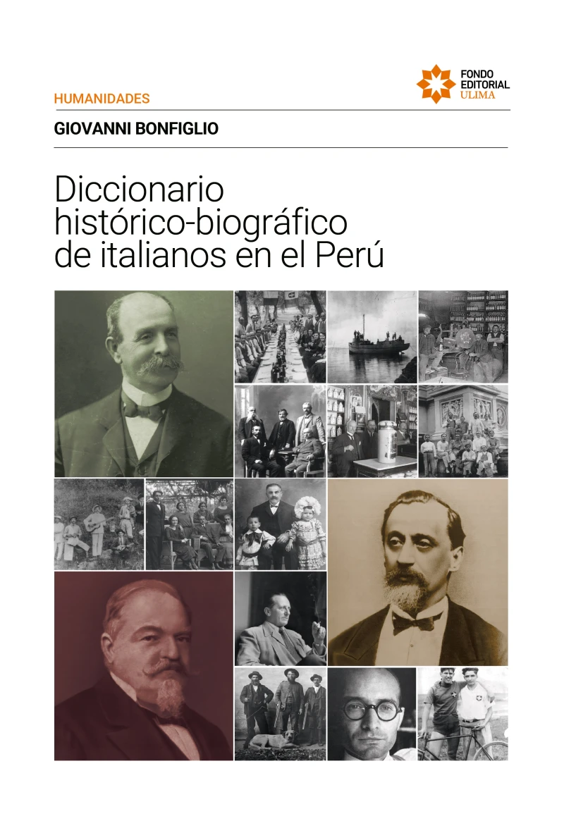 Portada: Diccionario histórico-biográfico de italianos en el Perú