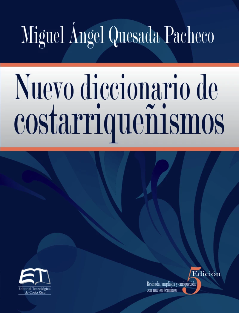 Portada: Nuevo diccionario de costarriqueñismos