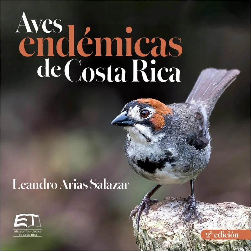 Portada: Aves endémicas de Costa Rica - Segunda edición