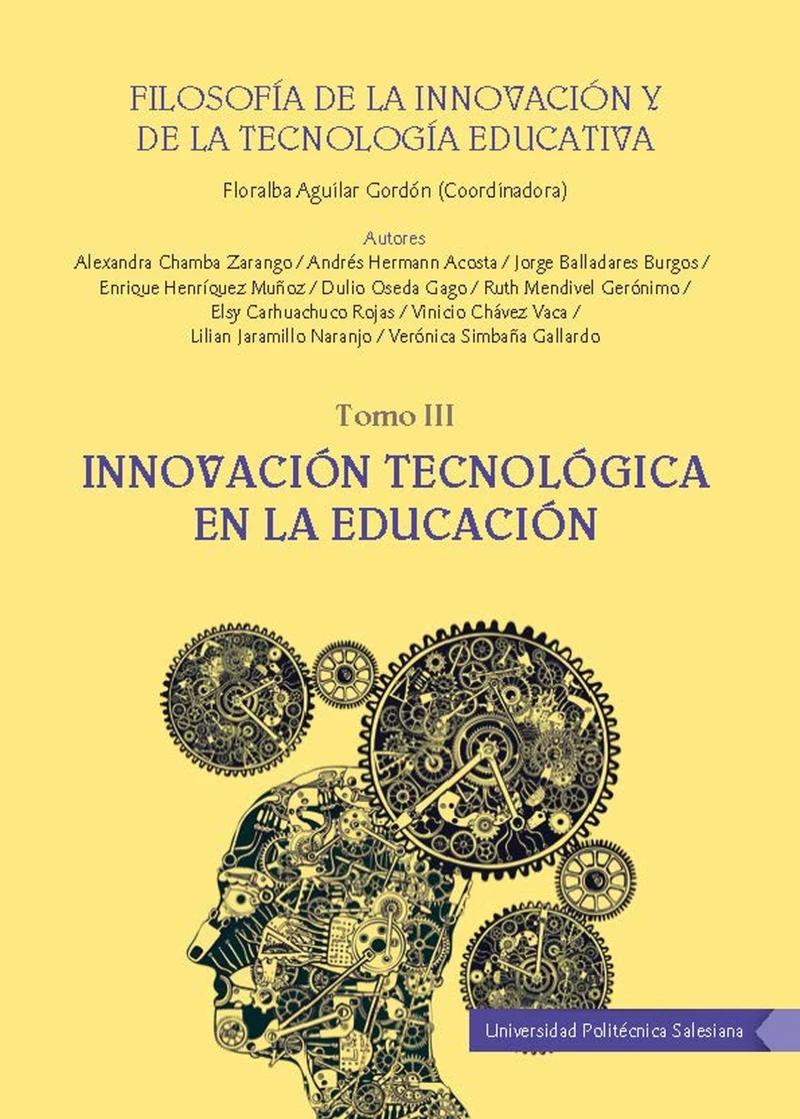 Portada: Filosofía de la Innovación y la tecnología educativa
