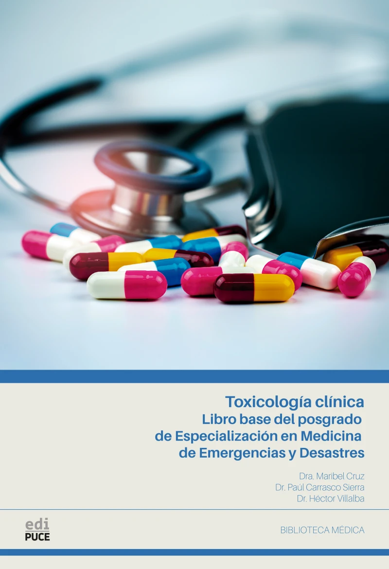 Portada: Toxicología clínica. Libro base del posgrado de Especialización en Medicina de Emergencias y Desastres
